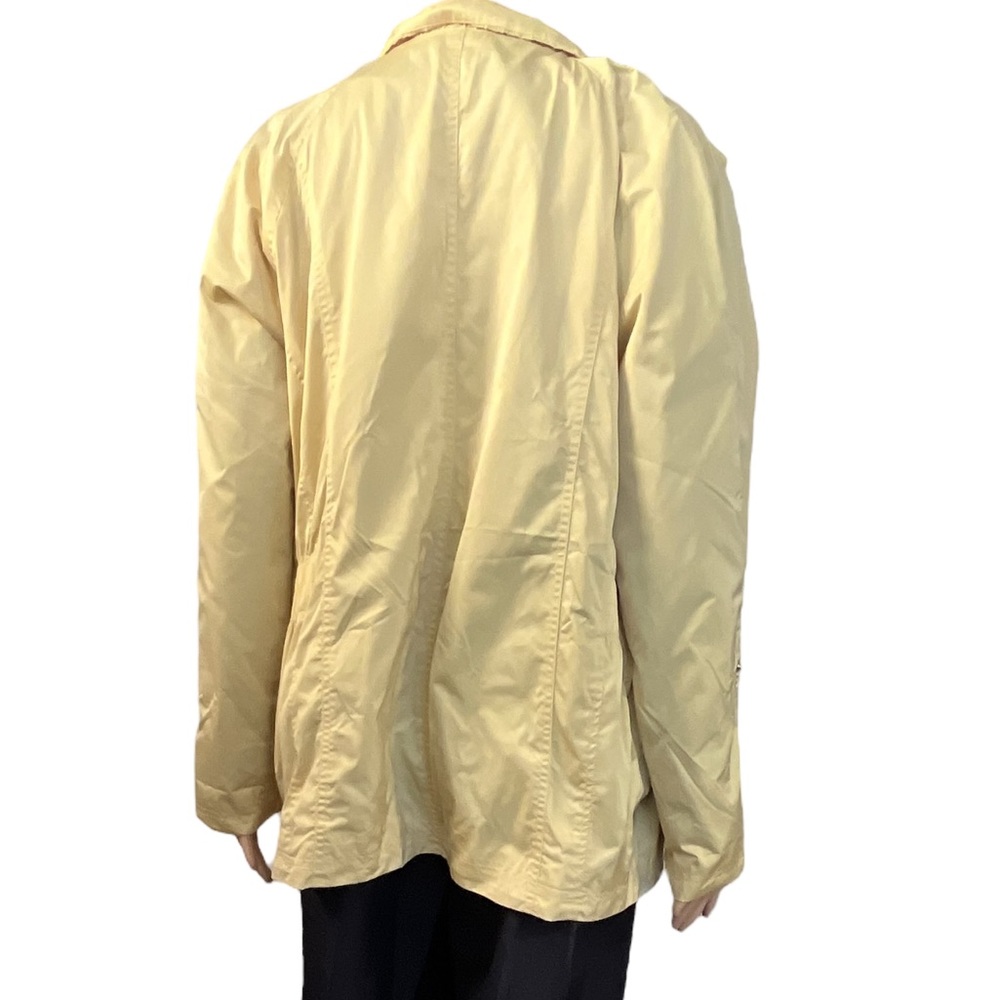 Zenergy by Chico’s Pale Yellow 1990s Utility Jacket with Elastic Waist | 16 - Picture 7 of 12